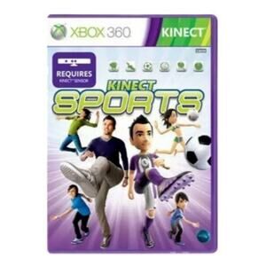 XBOX 360 Kinect Sports Video Game With Case